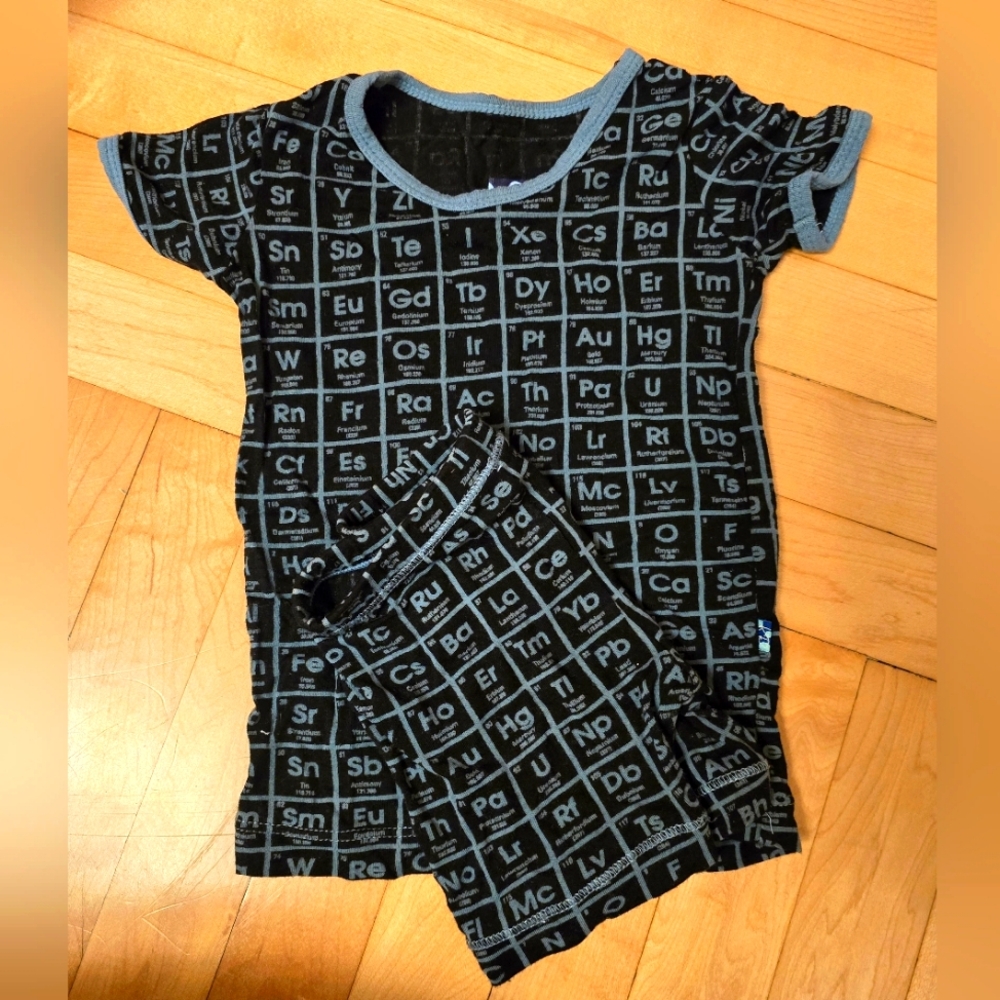 Kickee pants periodic table pajamas